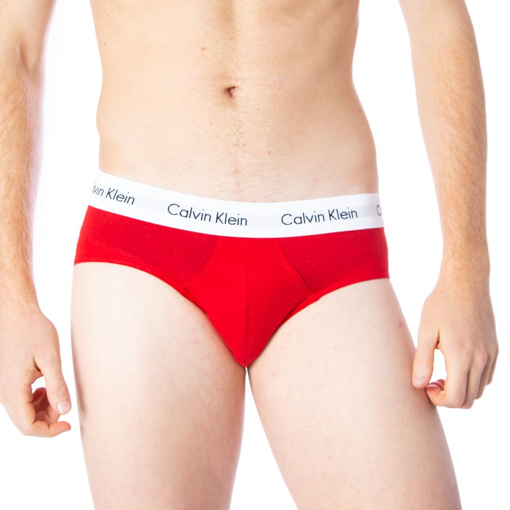 Calvin Klein Underwear Rote Baumwoll-Slips