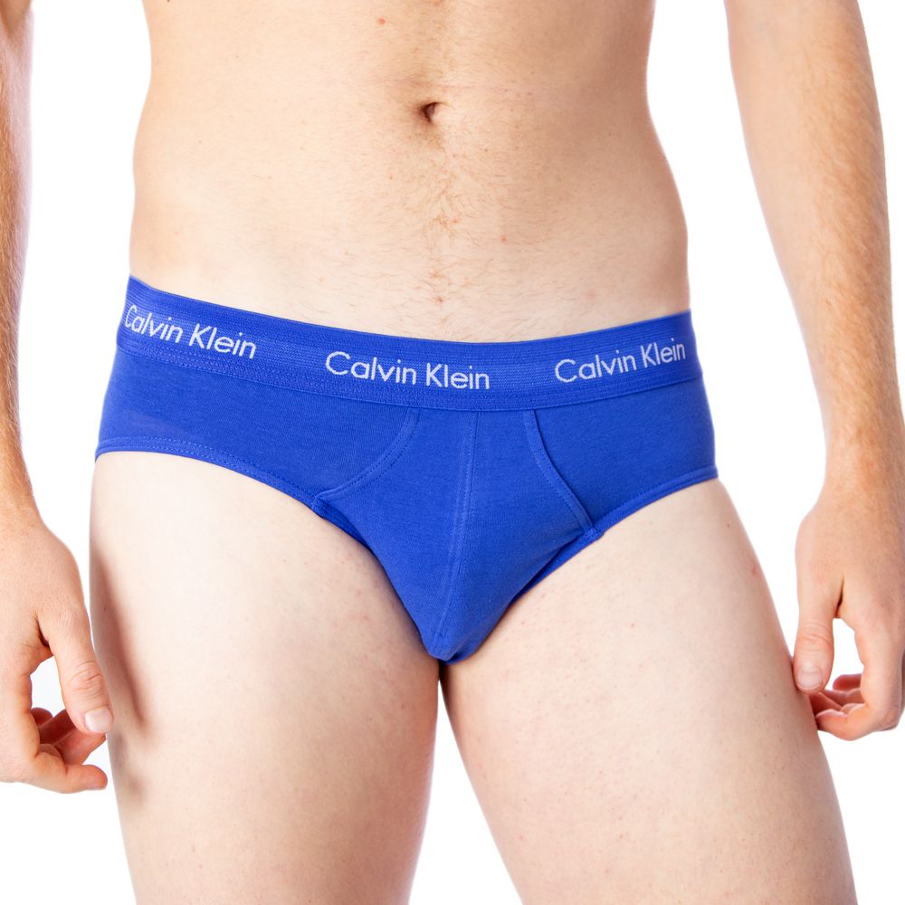 Calvin Klein Underwear Blaue Baumwoll-Slips