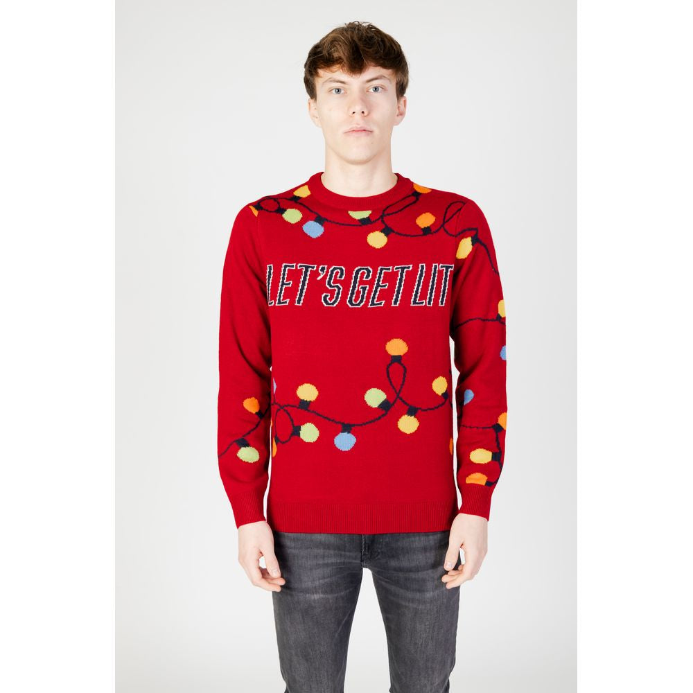Only & Sons Roten Marabou-Sweatshirt