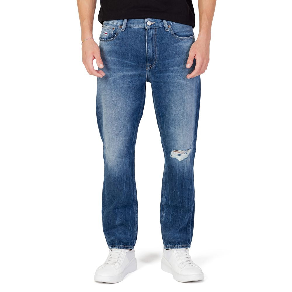 Tommy Hilfiger Jeans Blaue Slim-Fit-Jeans aus Baumwolle