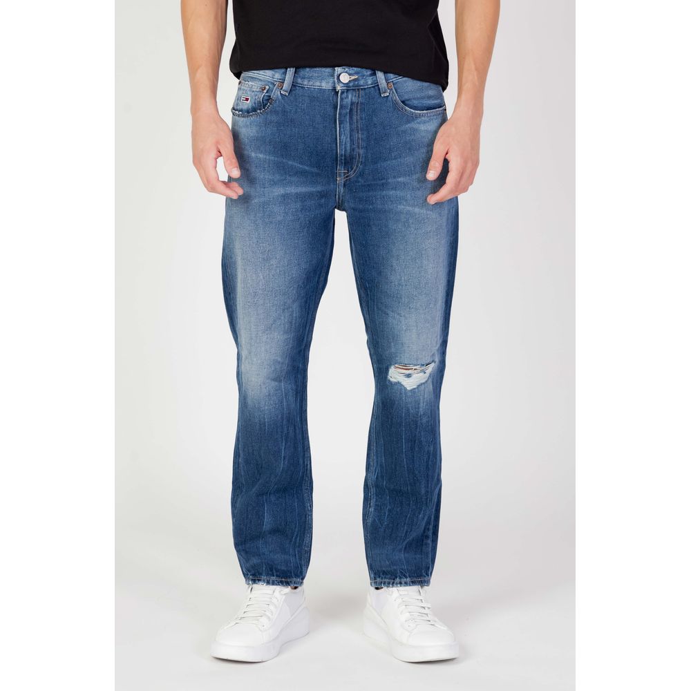 Tommy Hilfiger Jeans Blaue Slim-Fit-Jeans aus Baumwolle