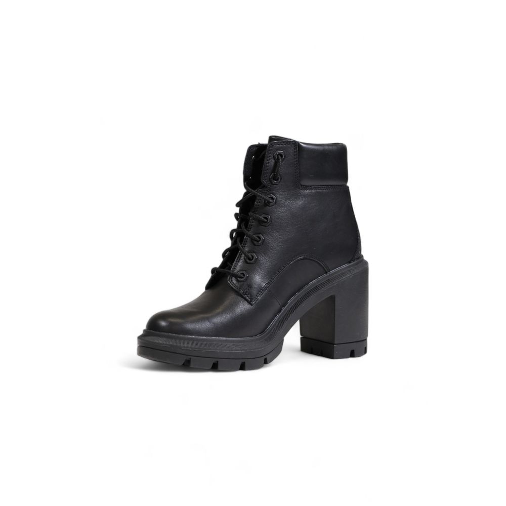 Timberland Schwarze High Heels aus recyceltem Leder