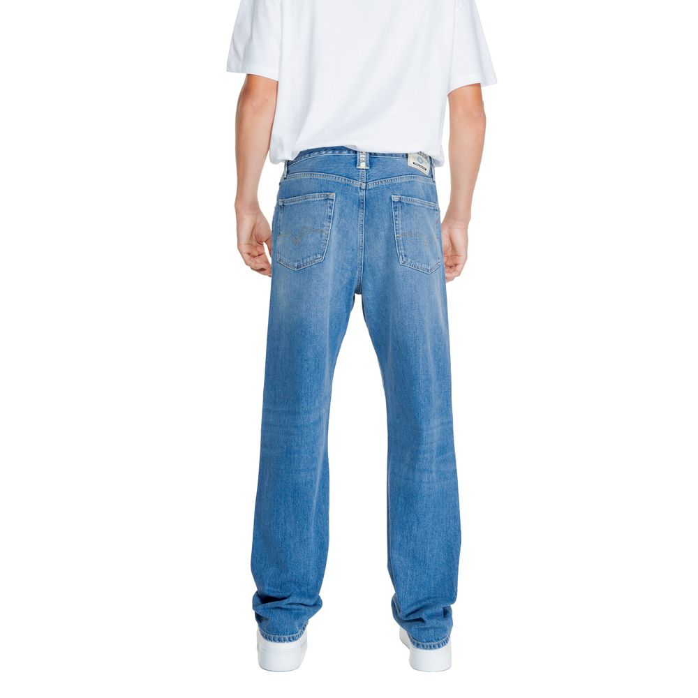 Replay Blaue Baumwoll-Jeans mit lockerer Passform