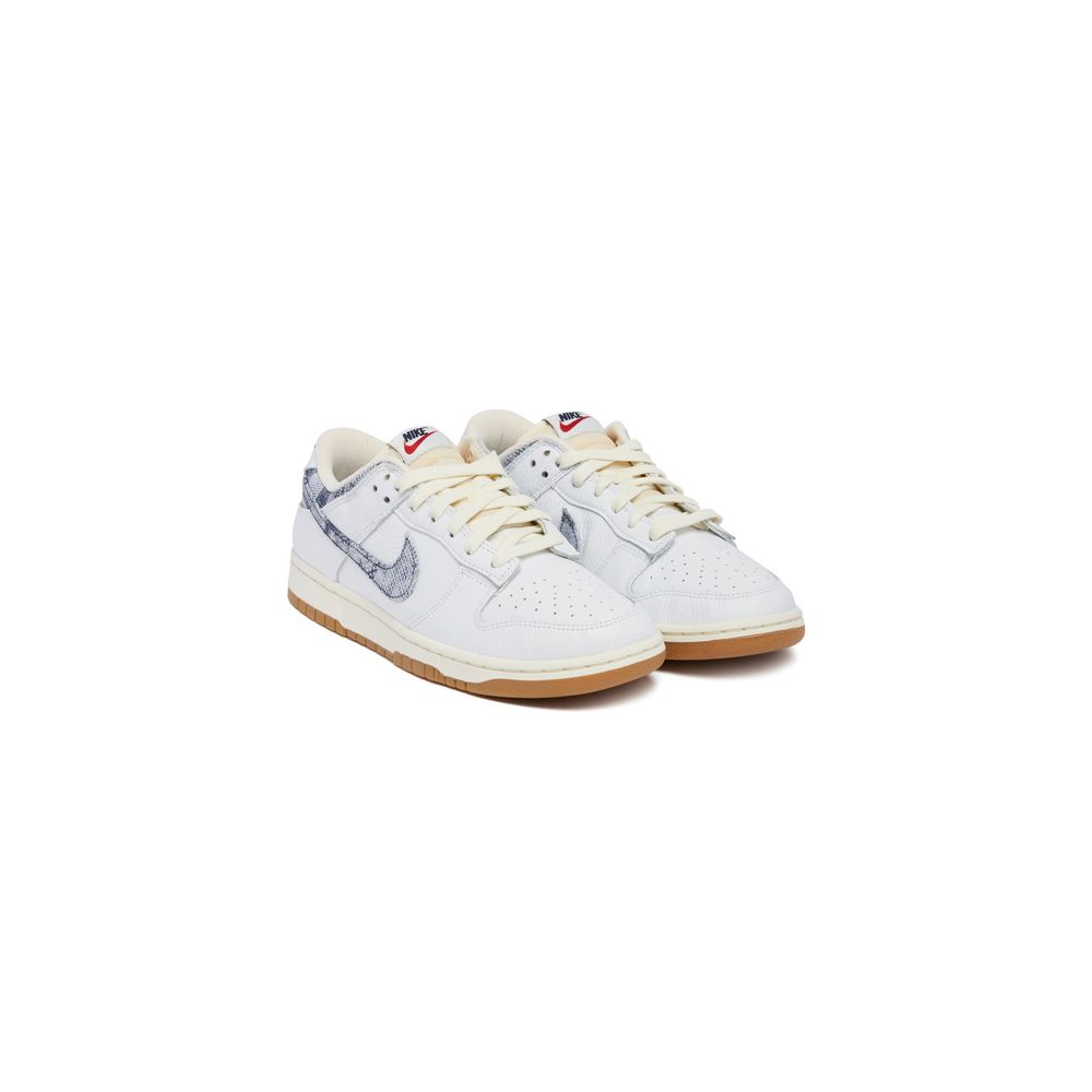 Nike Dunkelblaue Leder-Sneaker im Low-Top-Design