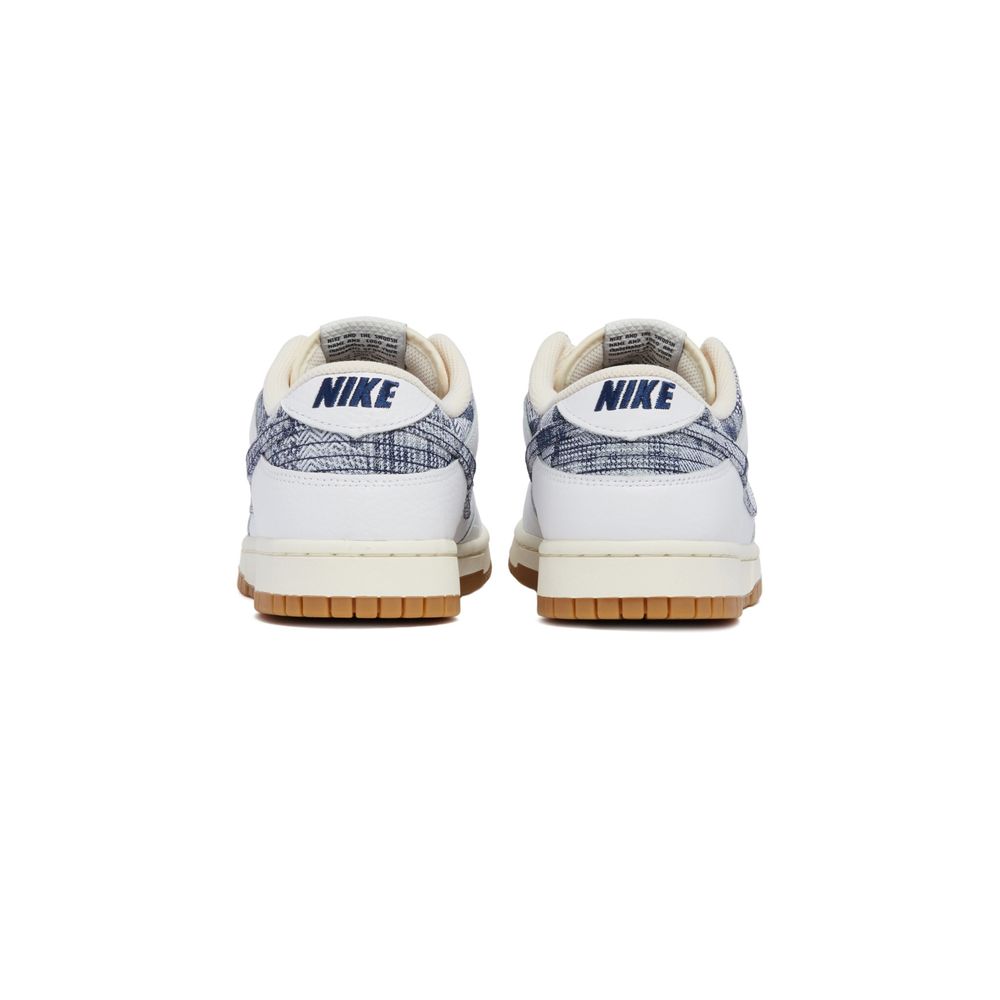 Nike Dunkelblaue Leder-Sneaker im Low-Top-Design