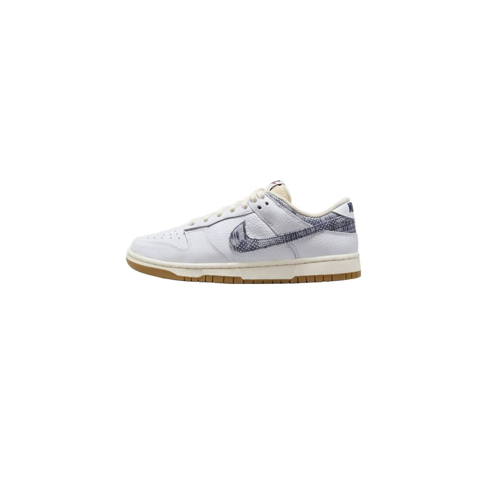 Nike Dunkelblaue Leder-Sneaker im Low-Top-Design