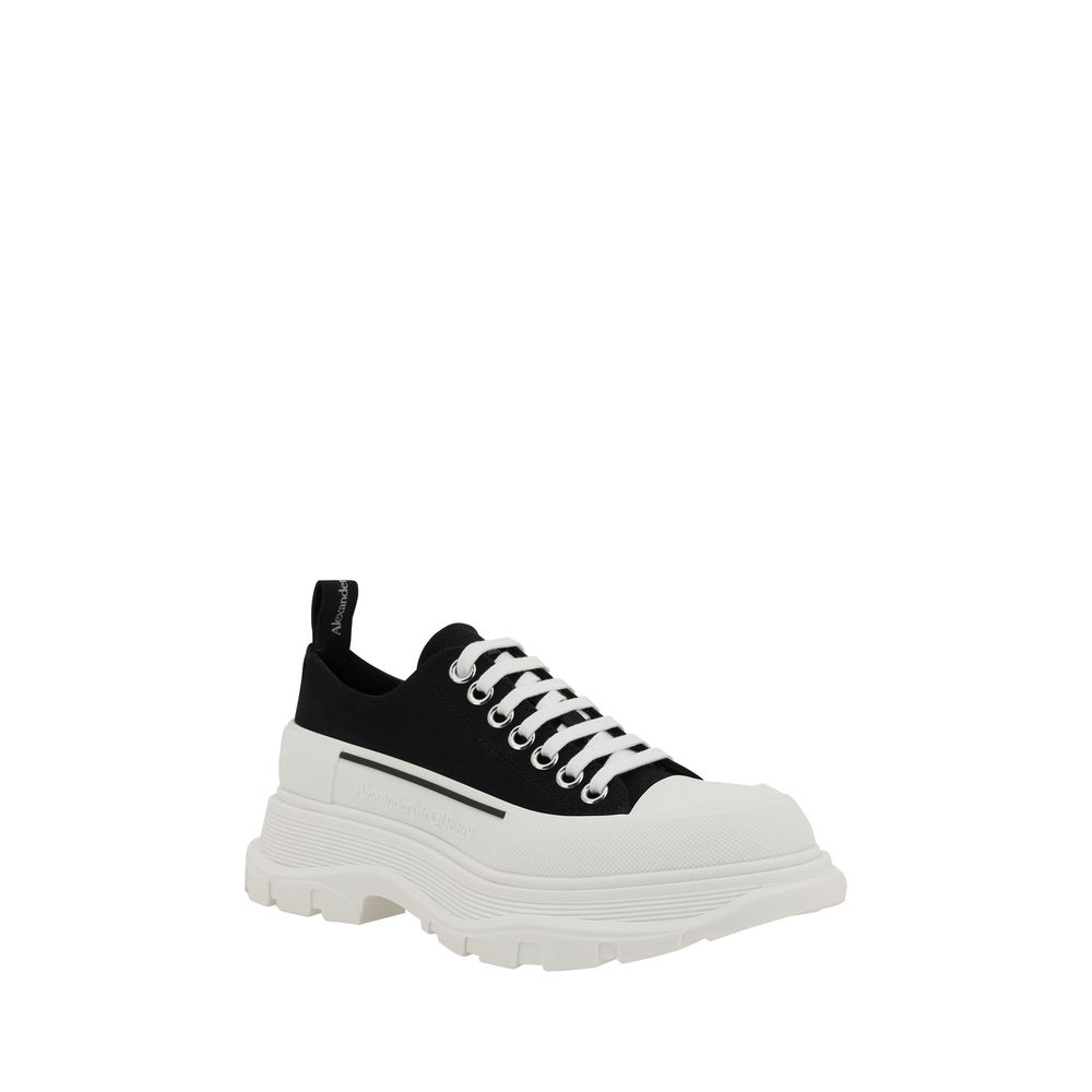 Alexander McQueen Robuste Sneaker aus schwarzem Gummi