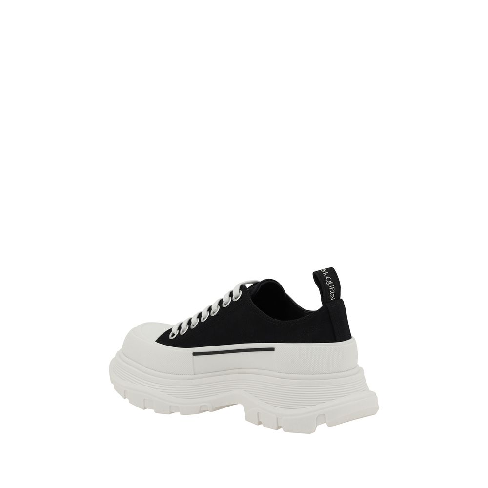 Alexander McQueen Robuste Sneaker aus schwarzem Gummi
