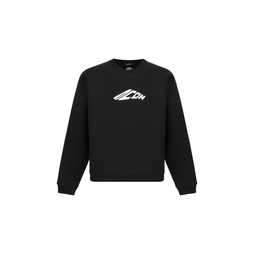 Dsquared² Schwarzer Baumwoll-Sweatshirt