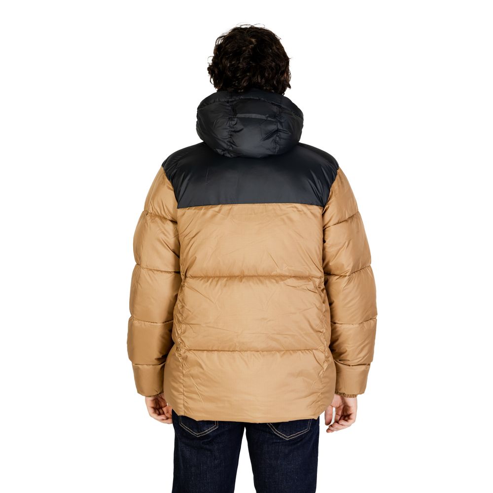 Columbia Beigefarbene Nylon-Jacke