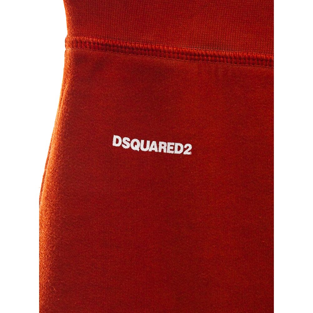 Dsquared² Rote Baumwoll-Jogginghose