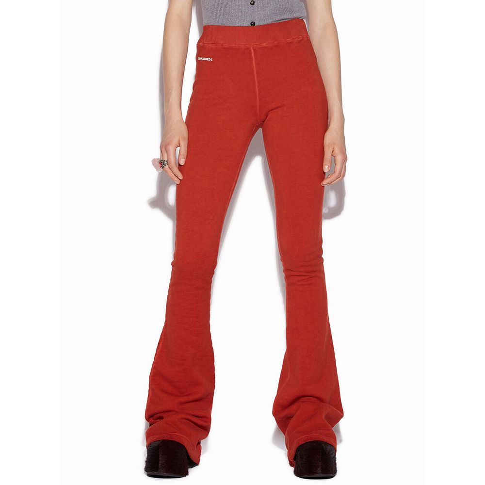 Dsquared² Rote Baumwoll-Jogginghose