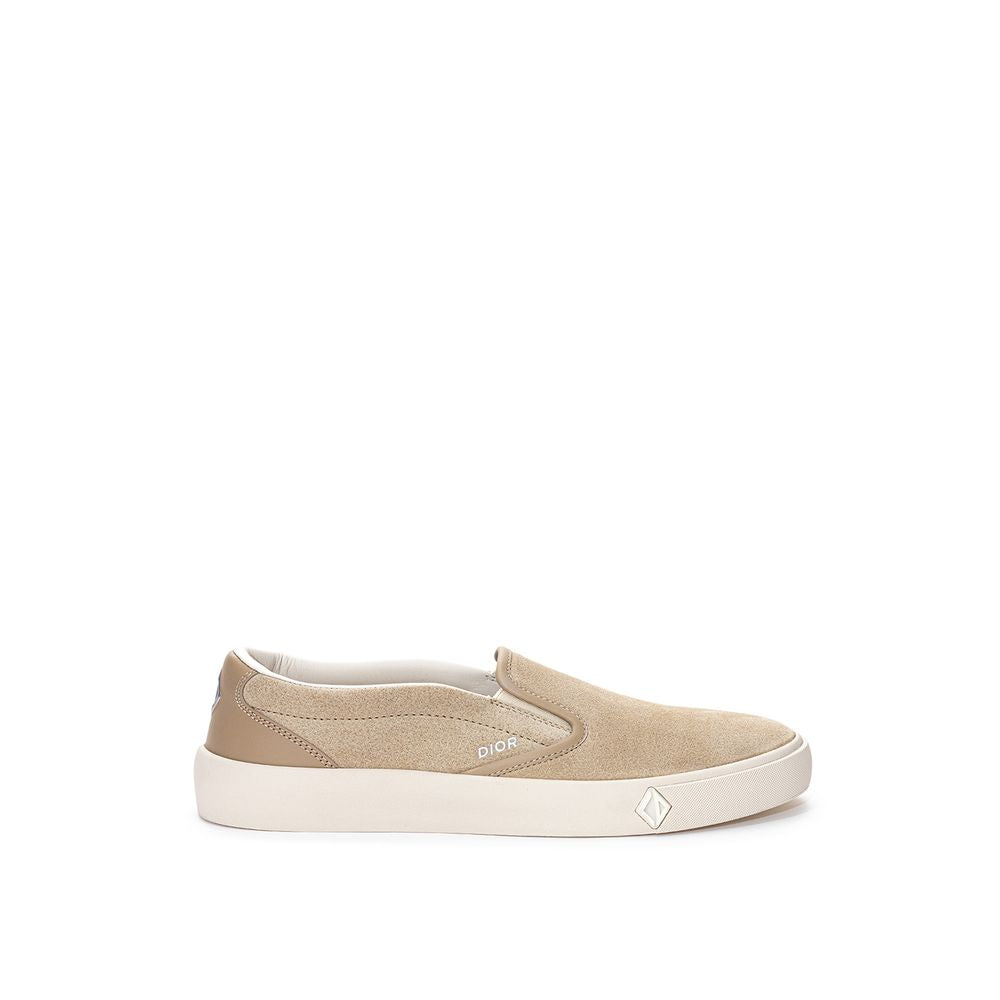 Dior beige leather sneakers