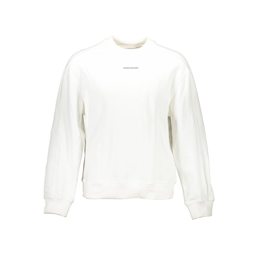 Calvin Klein white cotton sweater for men