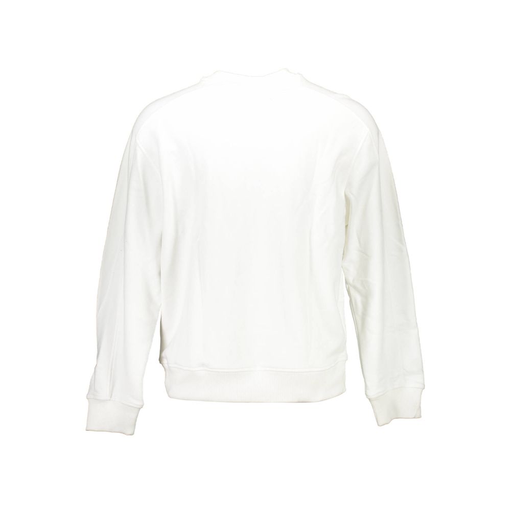 Calvin Klein white cotton sweater for men