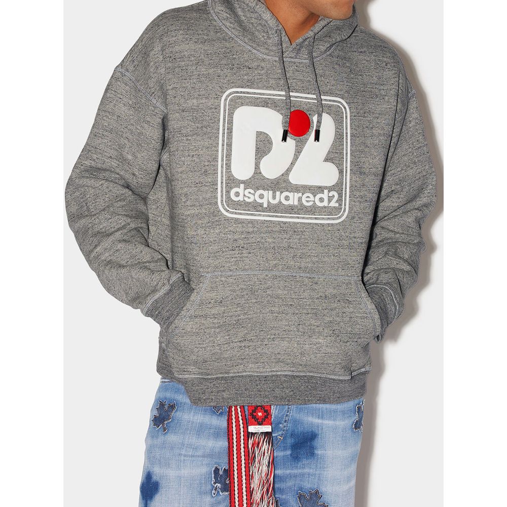 Dsquared² grey cotton hoodie