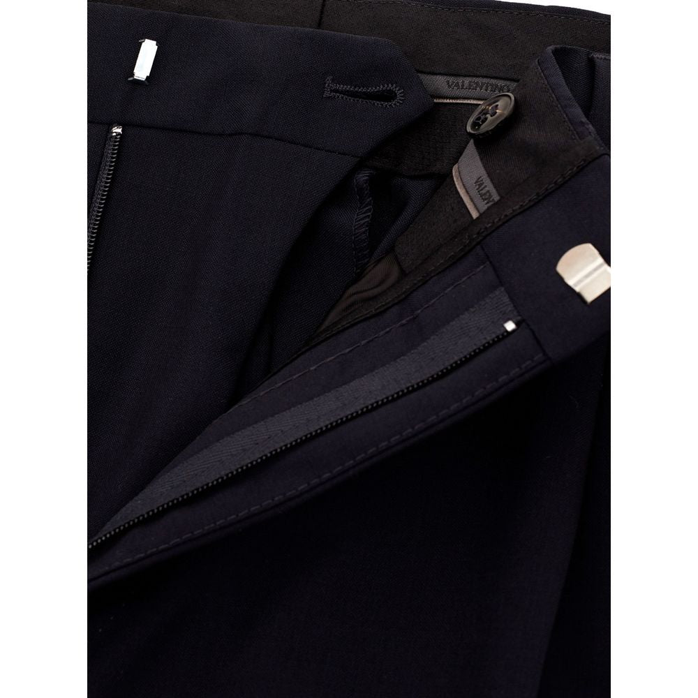 Valentino Black Wool Trousers