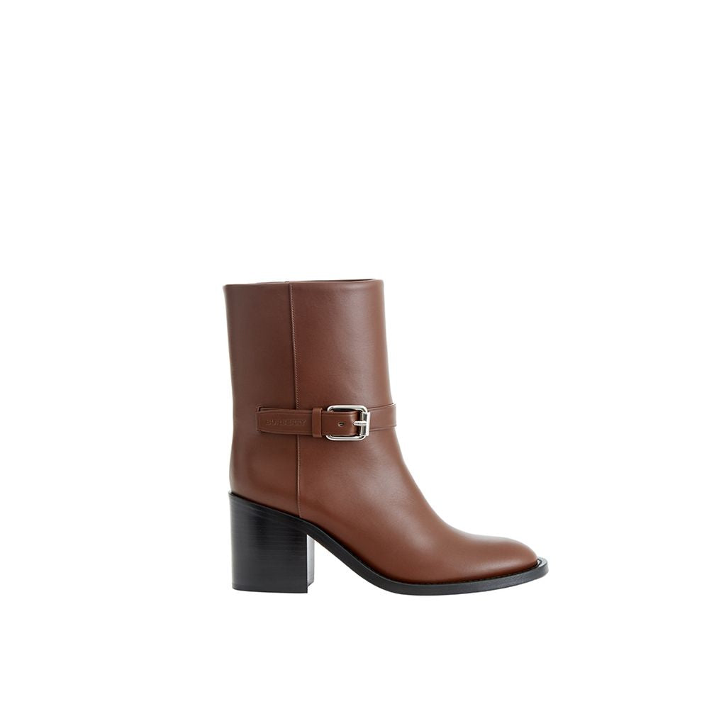 Burberry brown leather boots