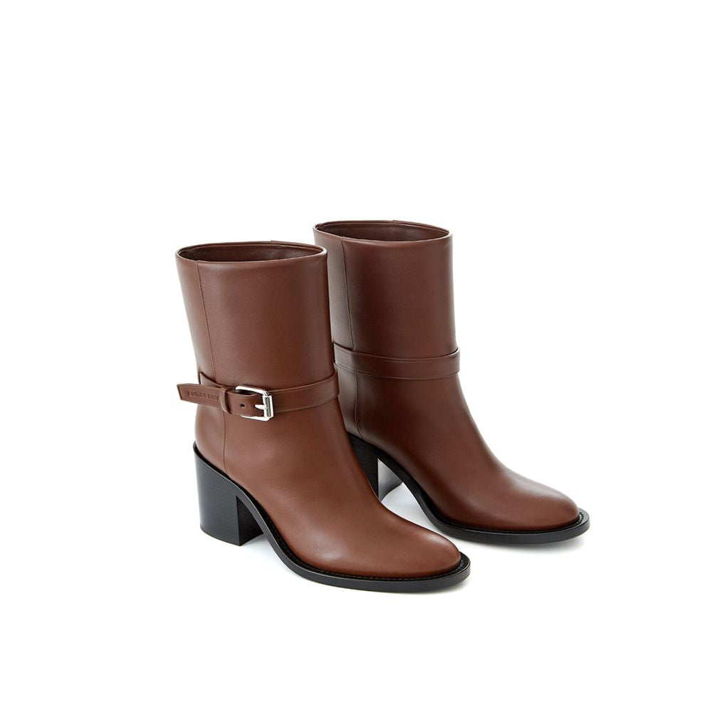 Burberry brown leather boots