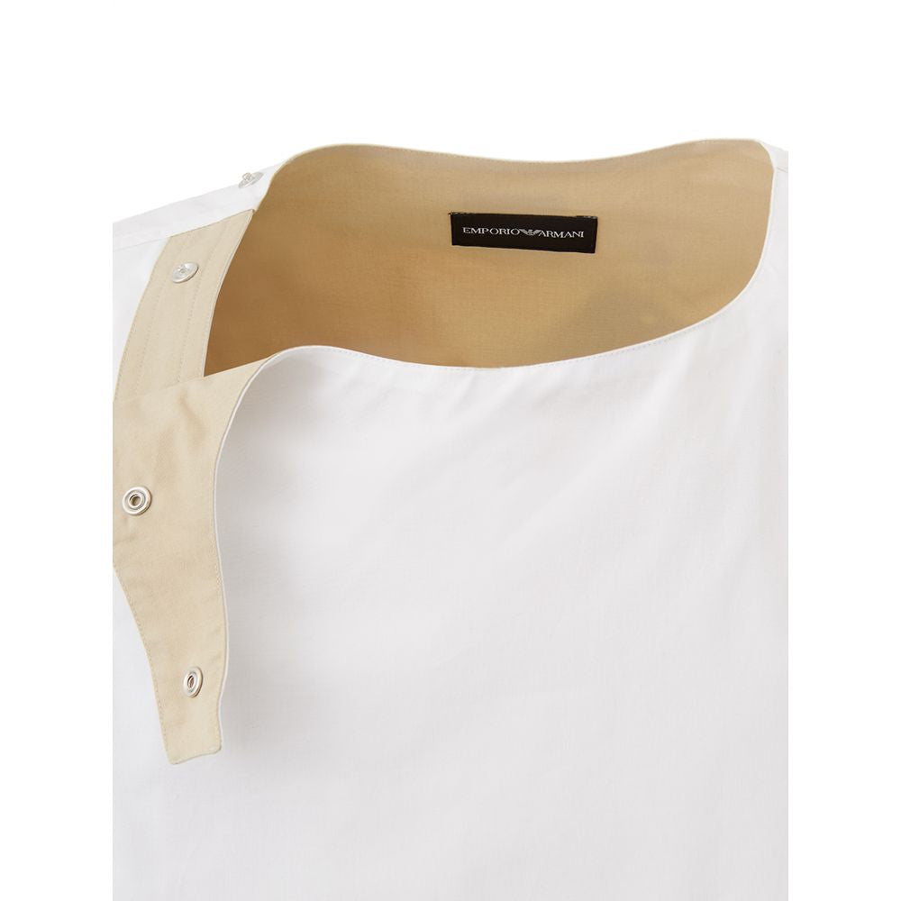 Emporio Armani T-Shirt aus weißer Baumwolle