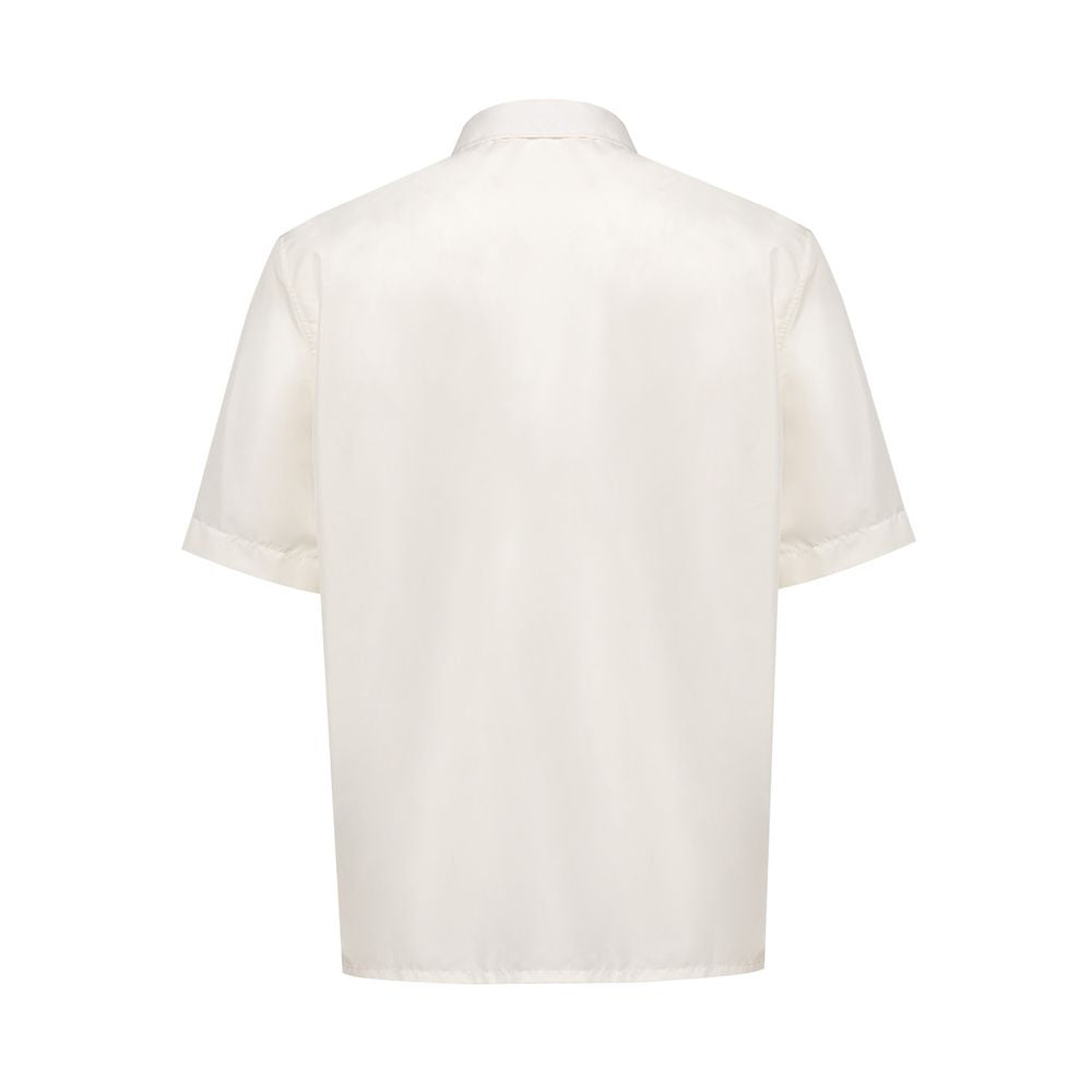 Dior white polyester short-sleeved shirt