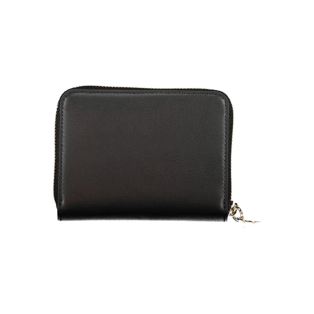 Tommy Hilfiger Schwarzes Polyethylen Portemonnaie für Frauen