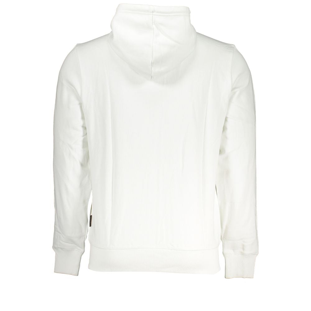 Napapijri Weißer Baumwollpullover für Männer