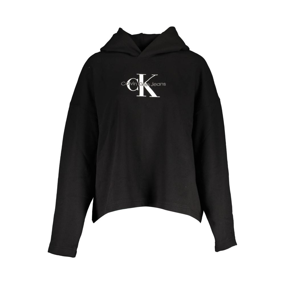 Pull en coton noir Calvin Klein pour femme