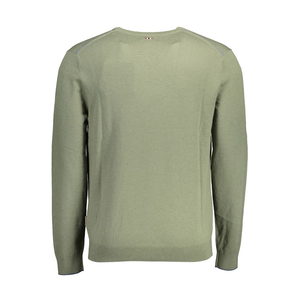 Napapijri Grüner Pullover aus Wolle für Männer