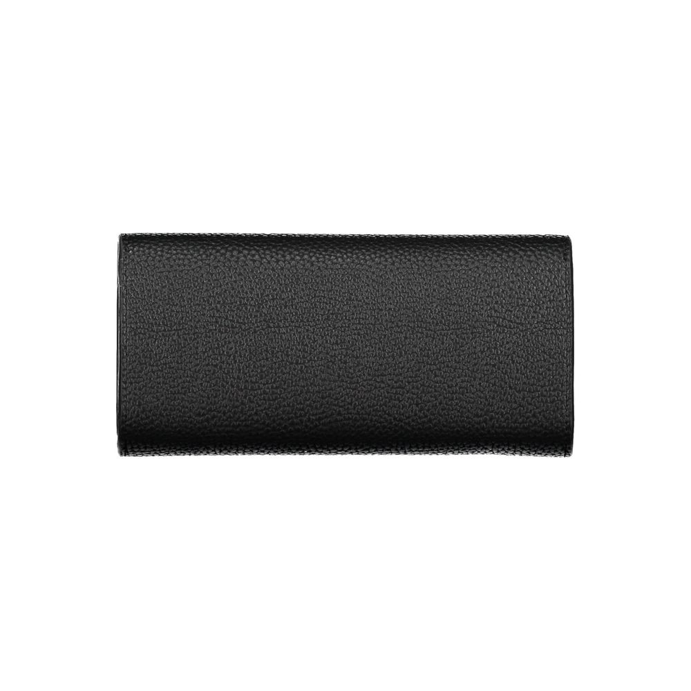 Tommy Hilfiger Schwarzes Polyethylen Portemonnaie für Frauen