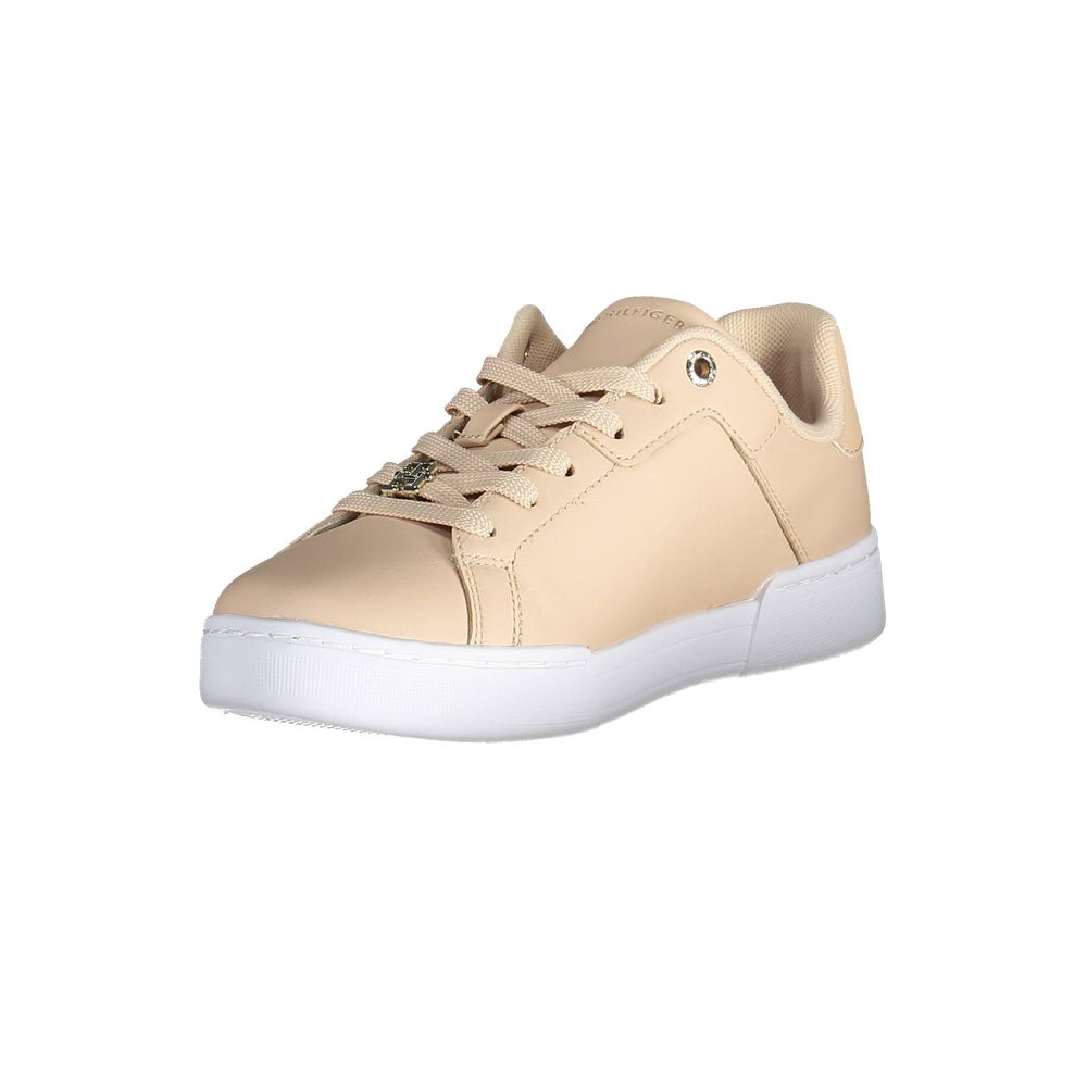 Tommy Hilfiger Rosa Leder Damen Sneaker