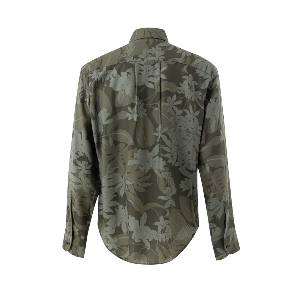 Tom Ford Green Lyocell Shirt