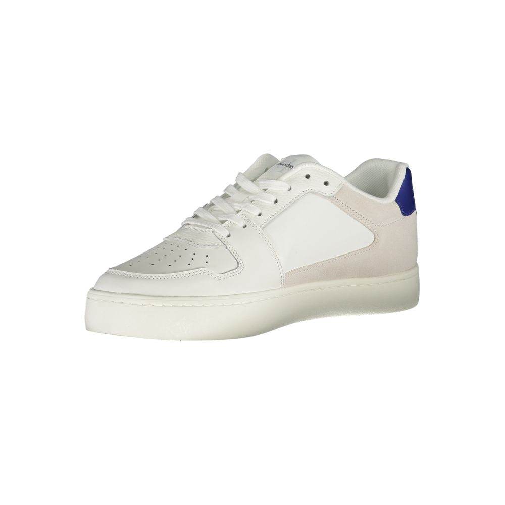Calvin Klein Weißes Leder Herren Sneaker