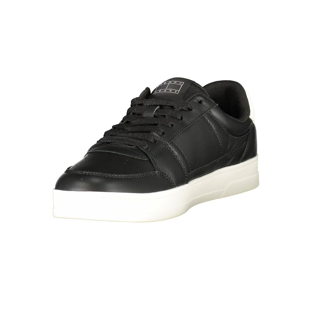 Tommy Hilfiger Schwarzer Polyester-Sneaker