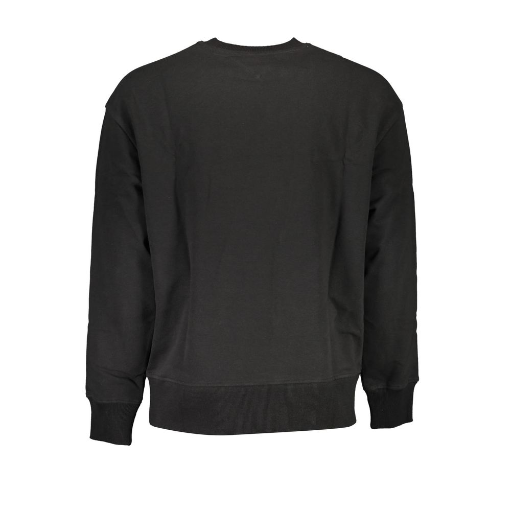 Sweat-shirt en coton noir Tommy Hilfiger