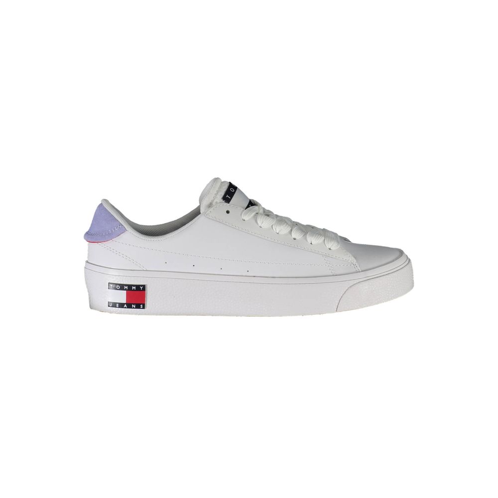 Tommy Hilfiger Weißer Polyester-Sneaker