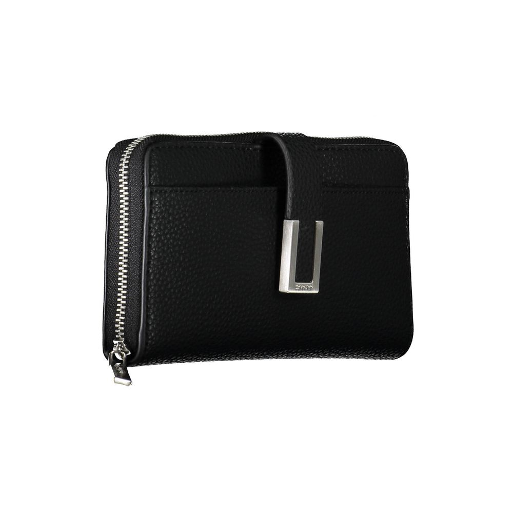 Calvin Klein Schwarzes Polyester Portemonnaie für Frauen