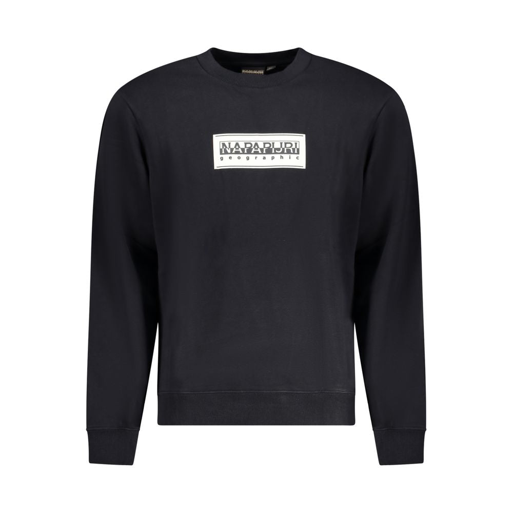 Napapijri Schwarzer Baumwollpullover für Männer