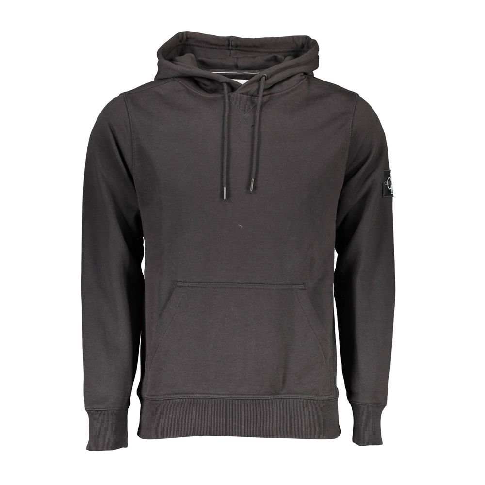 Calvin Klein Baumwoll-Sweatshirt in Schwarz