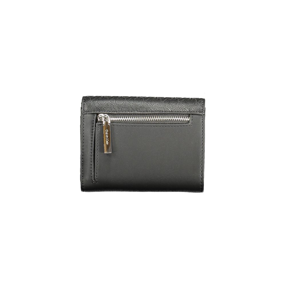 Calvin Klein Schwarzes Polyester-Portemonnaie