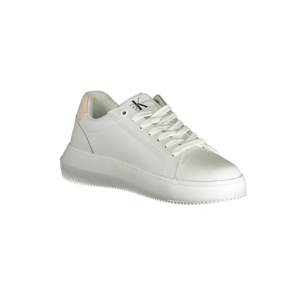 Calvin Klein Weißer Sneaker aus Polyester