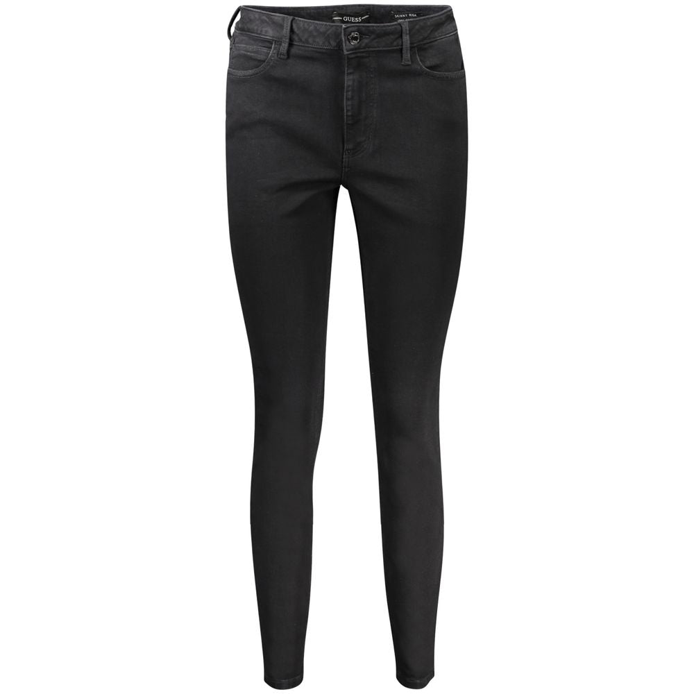 Guess Jeans Schwarze Baumwoll-Jeans aus Denim