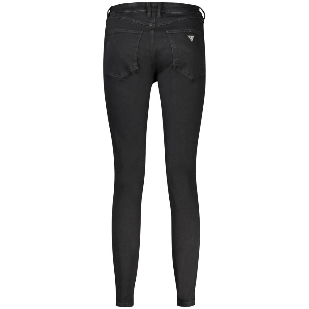 Guess Jeans Schwarze Baumwoll-Jeans aus Denim