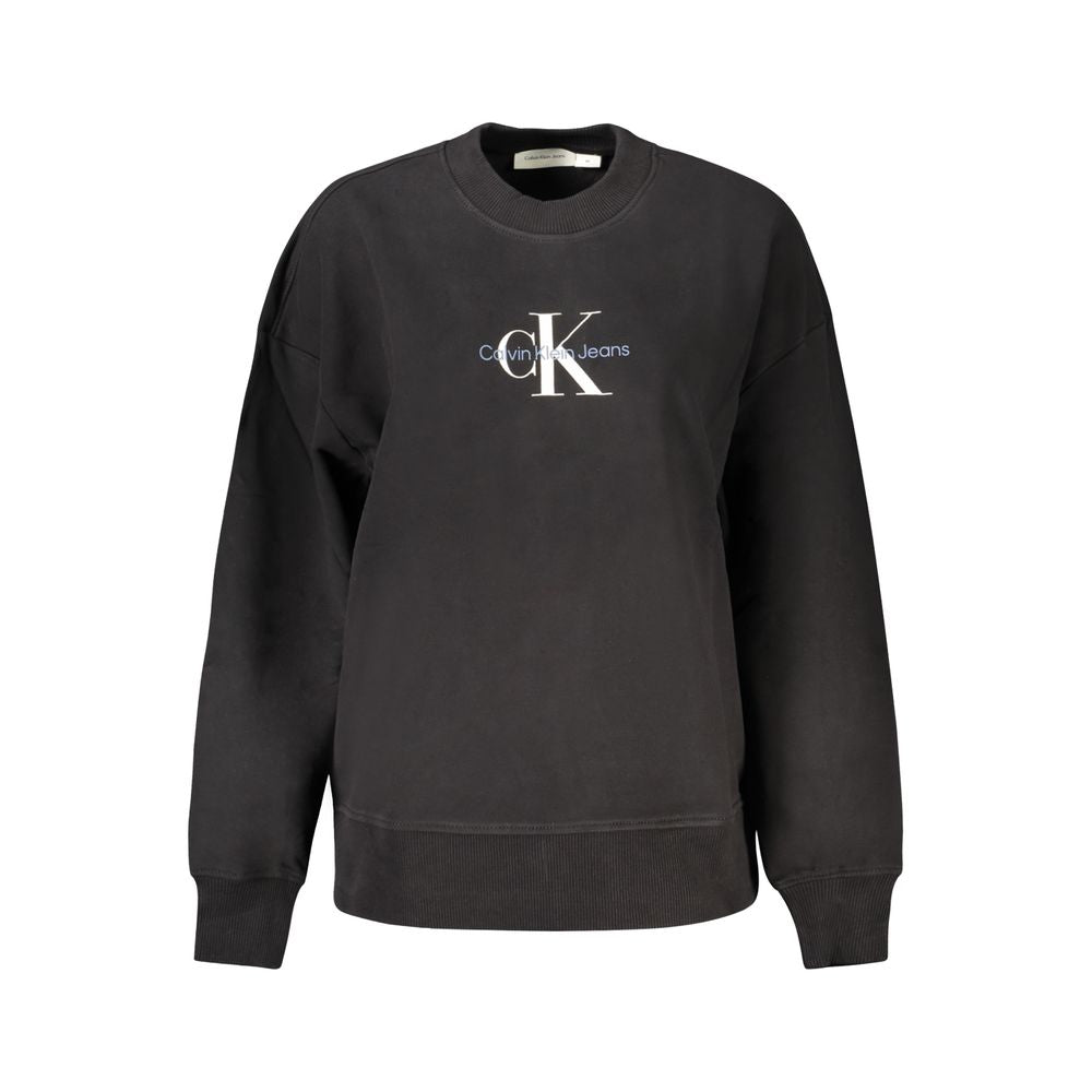 Pull en coton noir Calvin Klein pour femme