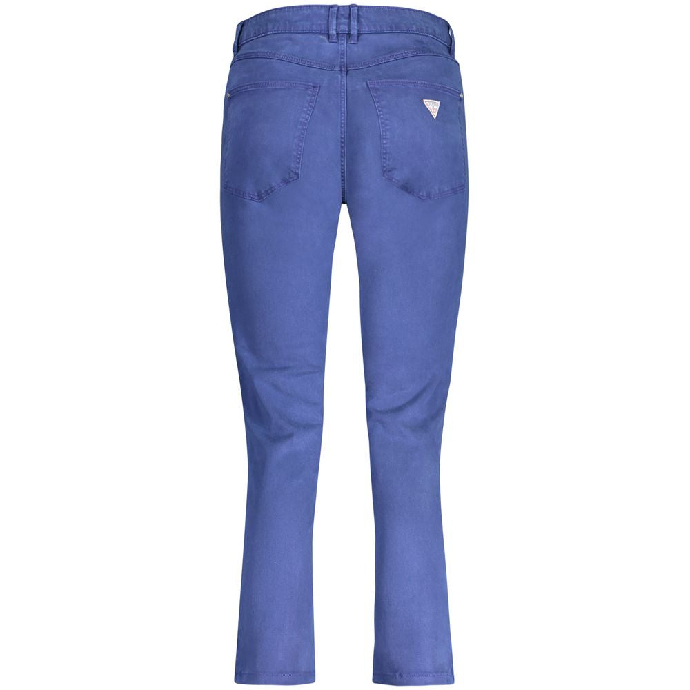 Guess Jeans Blaue Baumwoll-Skinny-Jeans für Frauen