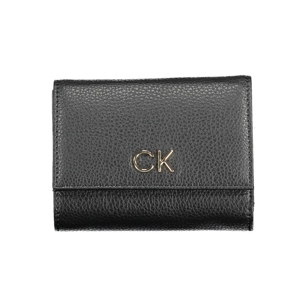 Calvin Klein Schwarze Polyethylen-Brieftasche