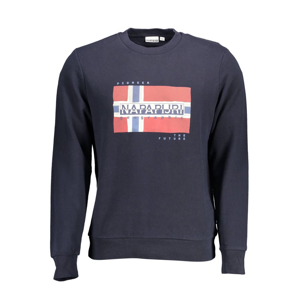 Napapijri Blauer Baumwollpullover für Männer
