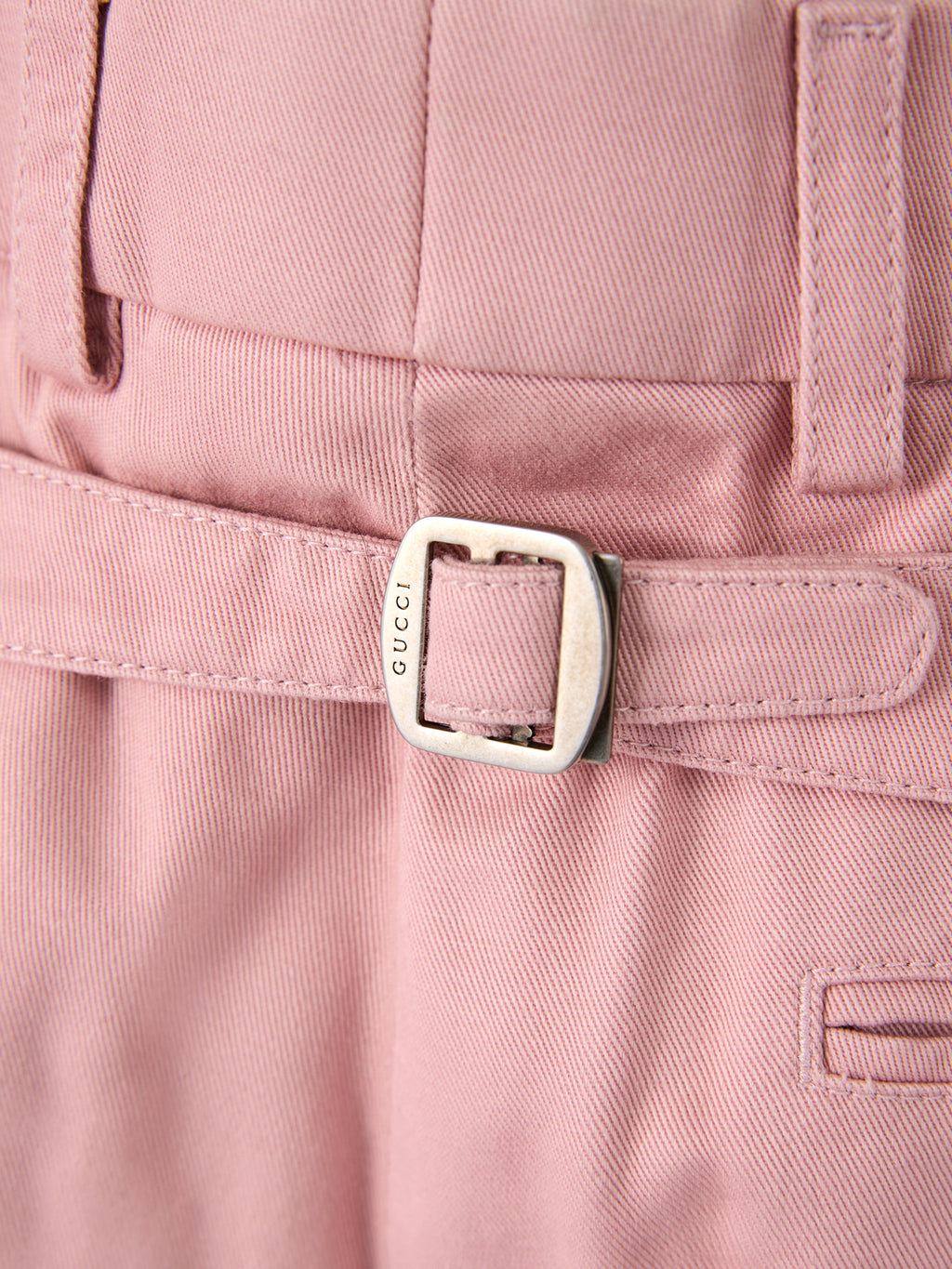 Gucci light pink cotton pants
