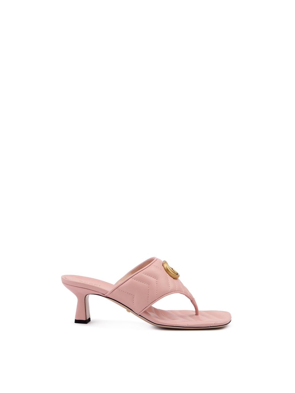 Gucci Mystic Pink Charlotte Sandalen aus Nappaleder