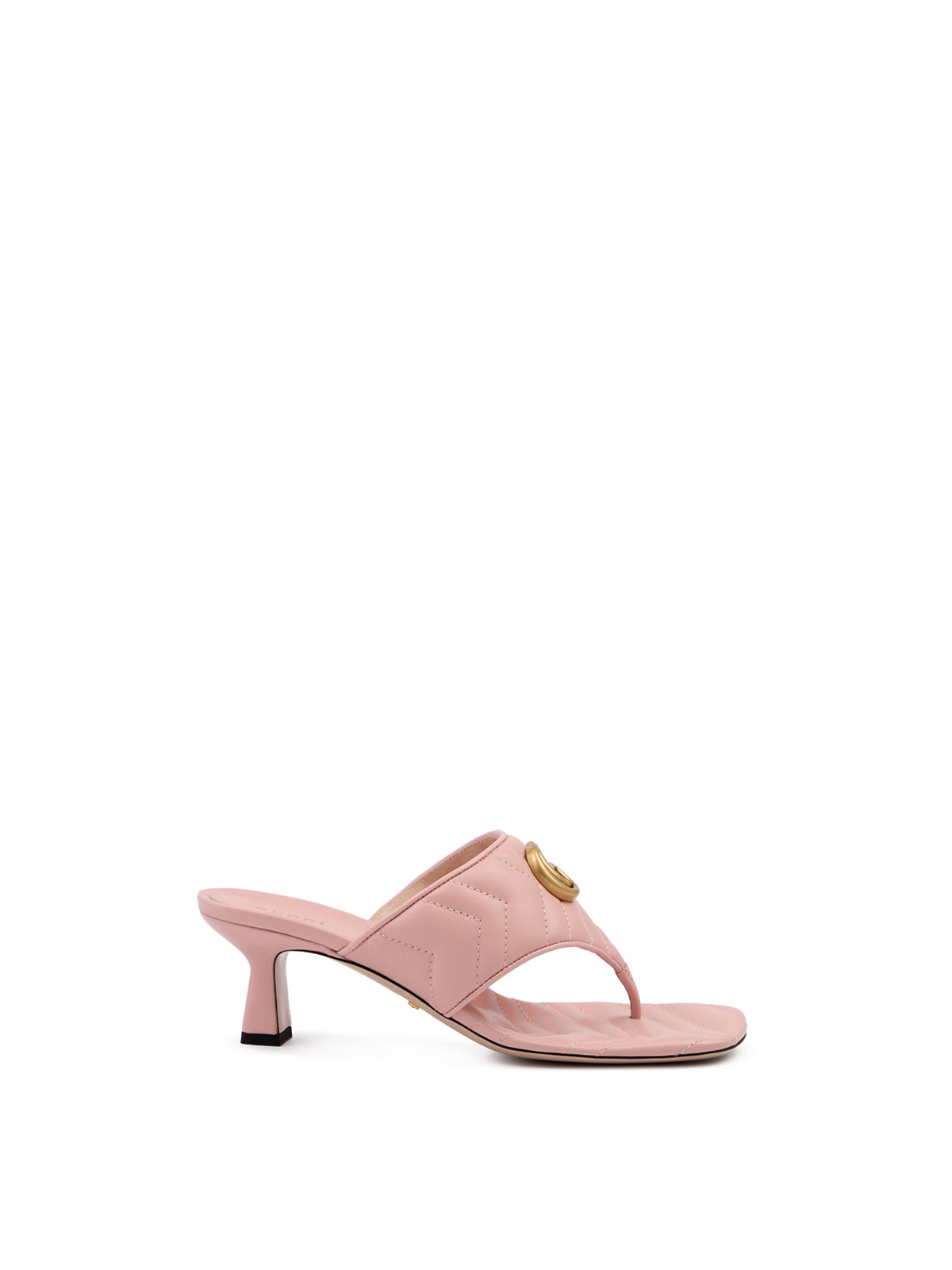 Gucci Mystic Pink Charlotte Sandalen aus Nappaleder